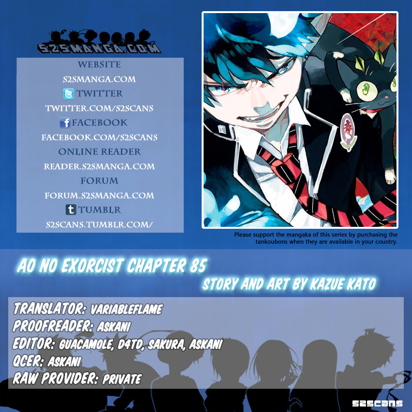 Ao no Exorcist Chapter 85 1